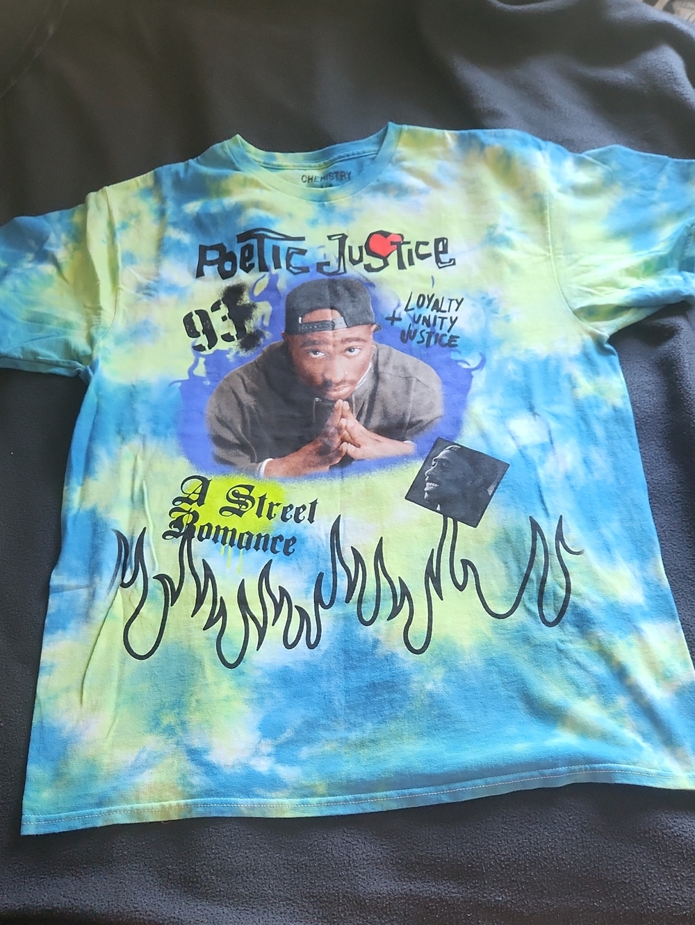 Chemistry Tie-Dye Crewneck Tee - Blue & Green